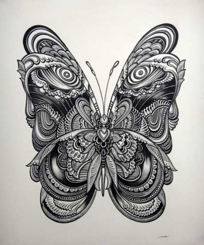 B/W BUTTERFLY